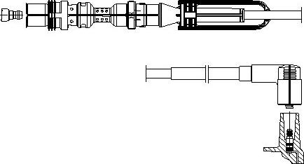 Bremi 1A10E58 - Провід запалювання autocars.com.ua