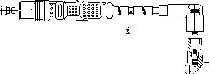 Bremi 1A24F92 - Провід запалювання autocars.com.ua