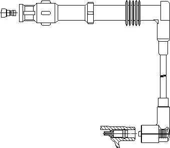 Bremi 216/65 - Провід запалювання autocars.com.ua