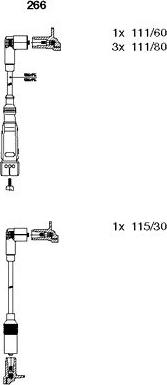 Bremi 266 - Комплект проводов зажигания autodnr.net