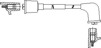 Bremi 396E22 - Провід запалювання autocars.com.ua