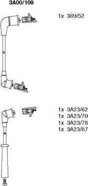 Bremi 3A00/109 - Комплект проводов зажигания autodnr.net