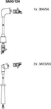 Bremi 3A00/124 - Комплект проводів запалювання autocars.com.ua