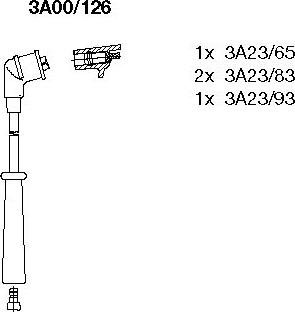 Bremi 3A00/126 - Комплект проводів запалювання autocars.com.ua