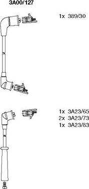 Bremi 3A00/127 - Комплект проводов зажигания autodnr.net