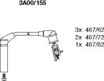 Bremi 3A00/155 - Комплект проводів запалювання autocars.com.ua