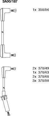 Bremi 3A00/187 - Комплект проводів запалювання autocars.com.ua