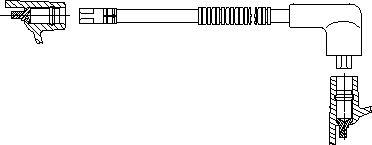 Bremi 3A10E52 - Провід запалювання autocars.com.ua