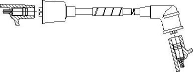 Bremi 3A36E49 - Провід запалювання autocars.com.ua