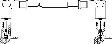 Bremi 3A55E29 - Провід запалювання autocars.com.ua