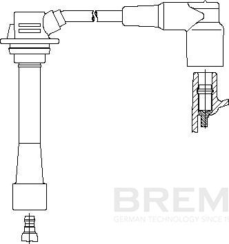 Bremi 408/26 - Провід запалювання autocars.com.ua