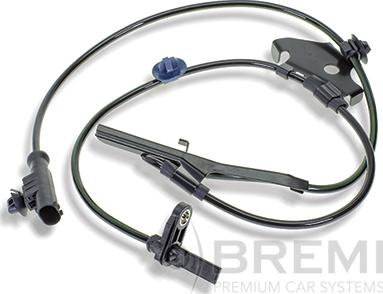Bremi 50162 - Датчик ABS, частота обертання колеса autocars.com.ua