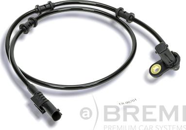 Bremi 50512 - Датчик ABS, частота вращения колеса autodnr.net