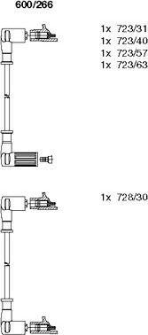 Bremi 600/266 - Комплект проводов зажигания autodnr.net