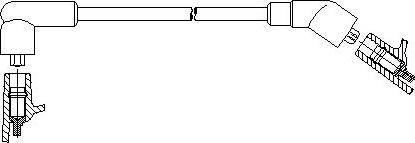 Bremi 608/75 - Провід запалювання autocars.com.ua
