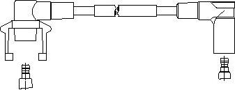 Bremi 638E70 - Провід запалювання autocars.com.ua