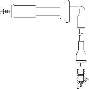 Bremi 642/35 - Провід запалювання autocars.com.ua