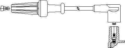 Bremi 663/61 - Провід запалювання autocars.com.ua