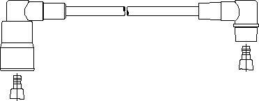 Bremi 674/25 - Провід запалювання autocars.com.ua