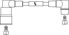 Bremi 674E25 - Провід запалювання autocars.com.ua