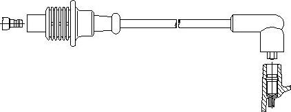 Bremi 692/55 - Провід запалювання autocars.com.ua