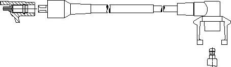 Bremi 698E85 - Провід запалювання autocars.com.ua