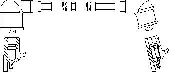 Bremi 6A07F20 - Провід запалювання autocars.com.ua