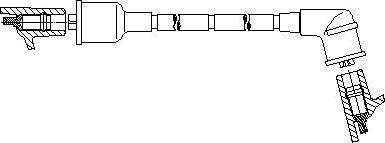 Bremi 6A15F23 - Провід запалювання autocars.com.ua