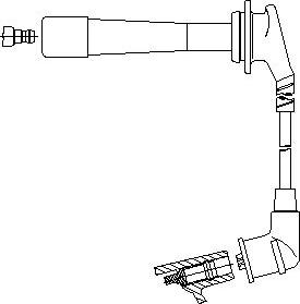 Bremi 6A26E29 - Провід запалювання autocars.com.ua