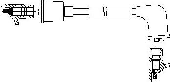 Bremi 6A30E56 - Провід запалювання autocars.com.ua