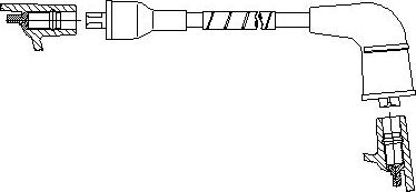 Bremi 6A67E40 - Провід запалювання autocars.com.ua