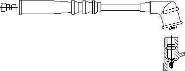 Bremi 709/51 - Провід запалювання autocars.com.ua