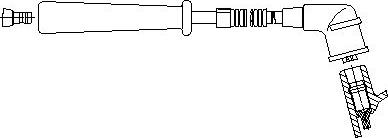 Bremi 731E49 - Провід запалювання autocars.com.ua