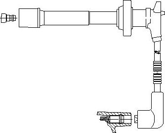 Bremi 738E32 - Провід запалювання autocars.com.ua