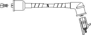 Bremi 741F63 - Провід запалювання autocars.com.ua