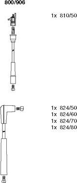 Bremi 800/906 - Комплект проводів запалювання autocars.com.ua