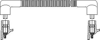 Bremi 820J83 - Провід запалювання autocars.com.ua