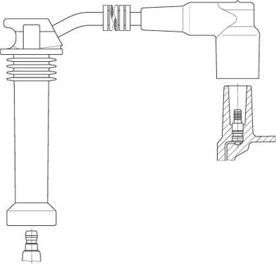 Bremi 8A19E33 - Провід запалювання autocars.com.ua