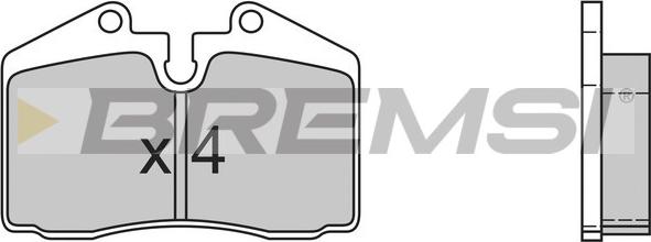 Bremsi BP2399 - Гальмівні колодки, дискові гальма autocars.com.ua