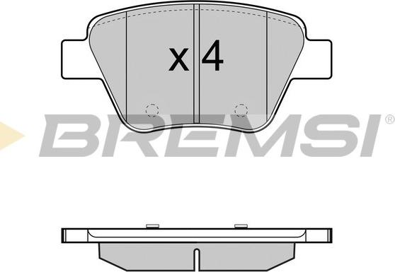 AP 5AP1608 - Гальмівні колодки, дискові гальма autocars.com.ua