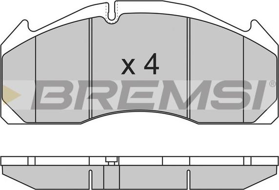 Bremsi BP7317 - Тормозные колодки, дисковые, комплект autodnr.net