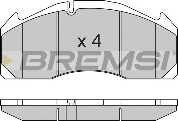 CAR SBB1922 - Тормозные колодки, дисковые, комплект avtokuzovplus.com.ua