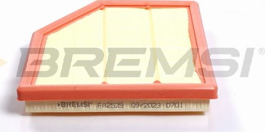 Bremsi FA2529 - Повітряний фільтр autocars.com.ua