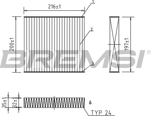 Bremsi FC0078A - Фильтр воздуха в салоне autodnr.net