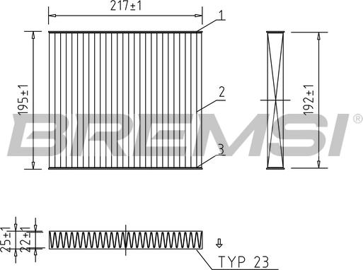 Bremsi FC0441A - Фильтр воздуха в салоне autodnr.net