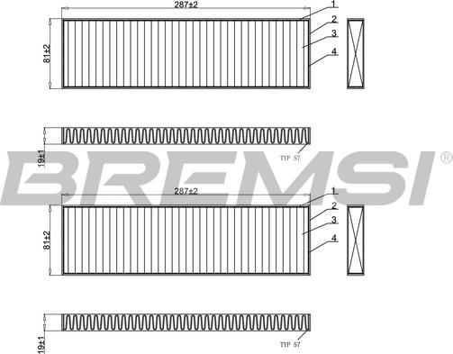 Bremsi FC0946 - Фільтр, повітря у внутрішній простір autocars.com.ua