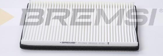 Bremsi FC1562 - Фільтр, повітря у внутрішній простір autocars.com.ua