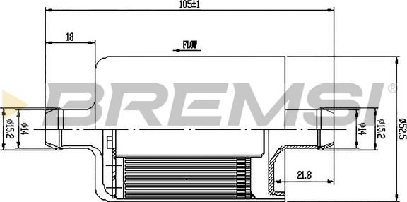 Bremsi FE0324 - Топливный фильтр autodnr.net