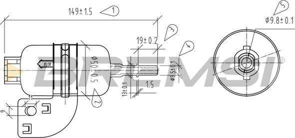 Bremsi FE1901 - Паливний фільтр autocars.com.ua