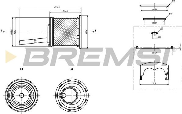 Bremsi FE2439 - Паливний фільтр autocars.com.ua